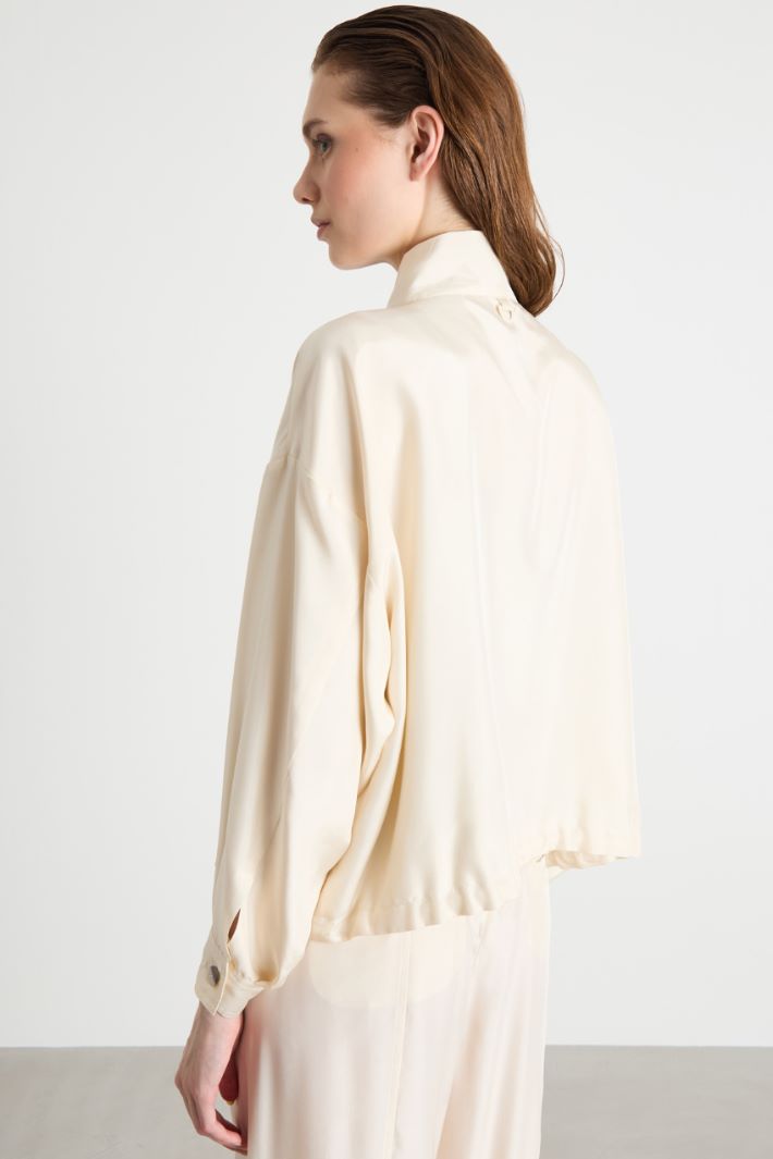 Lightweight funnel neck jacket Intrend - 4