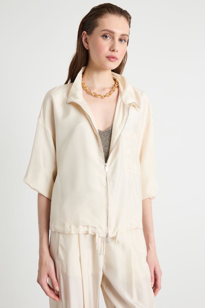 Lightweight funnel neck jacket Intrend - 2