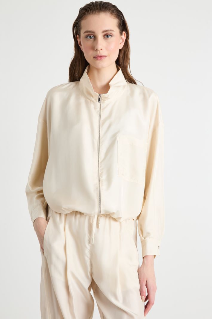 Lightweight funnel neck jacket Intrend - 3