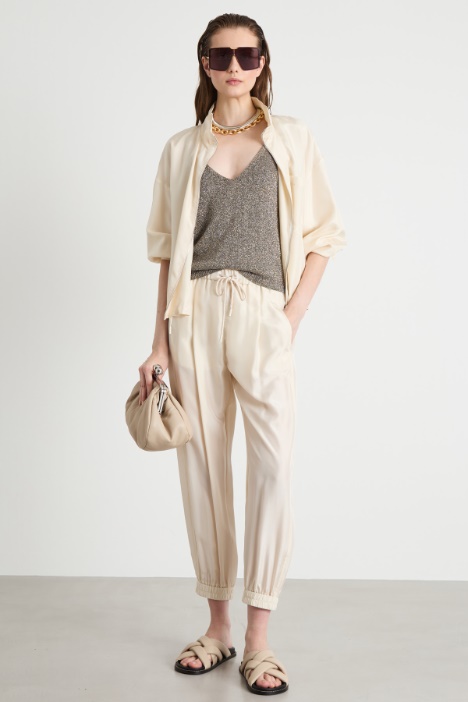 Lightweight funnel neck jacket Intrend