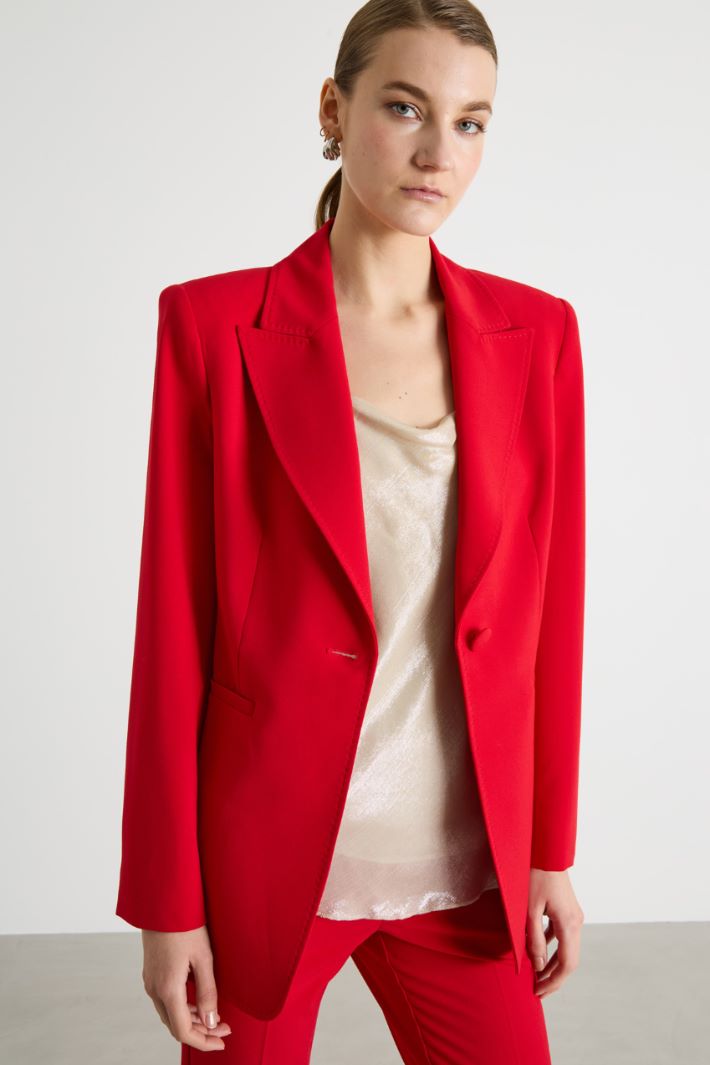 Stretch Canvas Blazer Intrend - 2