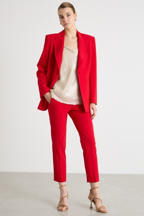 Stretch Canvas Blazer Intrend