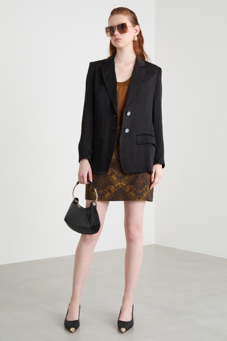 Crinkle-effect blazer Intrend