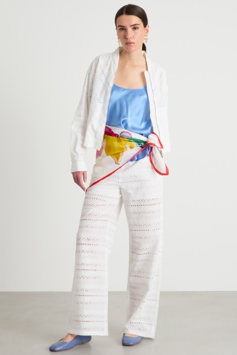 Broderie anglaise jacket Intrend