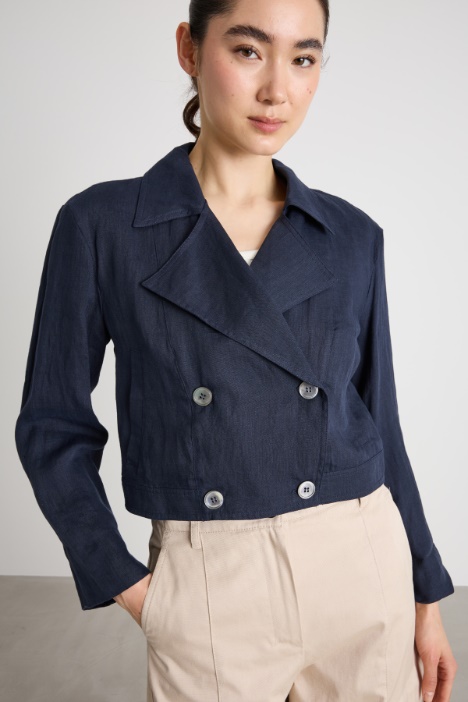 Giacca boxy doppiopetto