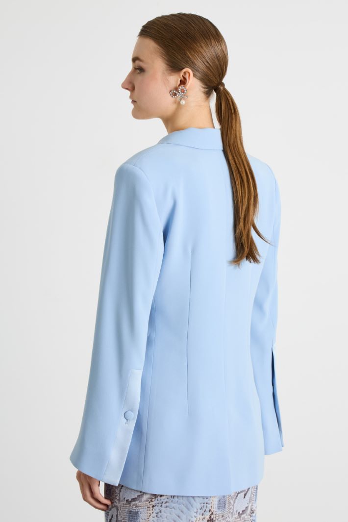 Fitted jacket with ribbon fastening Intrend - 4