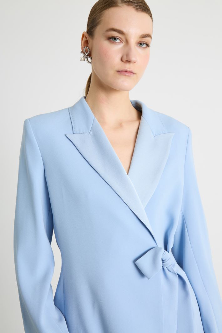 Fitted jacket with ribbon fastening Intrend - 3