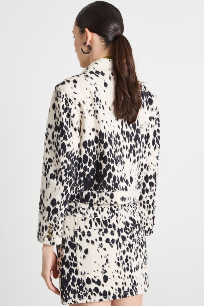 Printed boxy jacket Intrend - 4