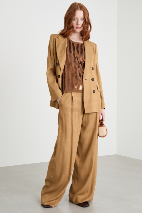 Double-breasted peak lapel blazer Intrend