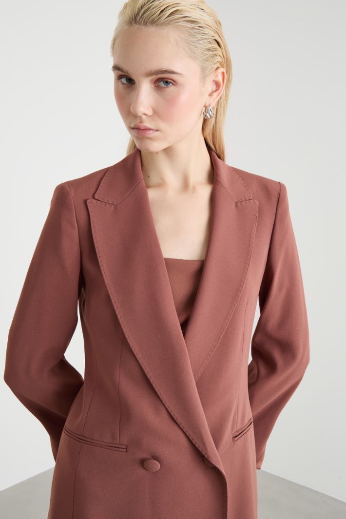 Blazer in cady crepe Intrend - 3