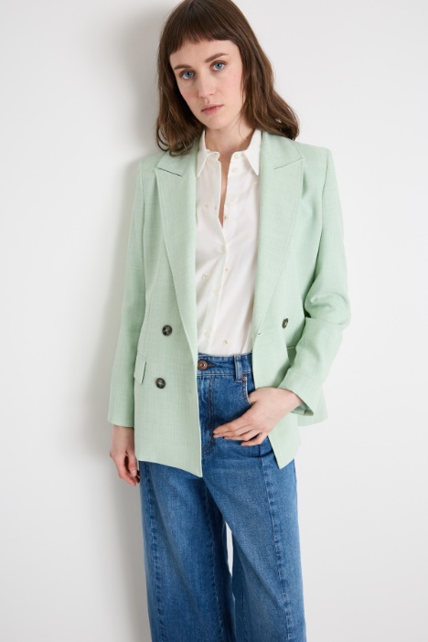 Longline double-breasted blazer Intrend