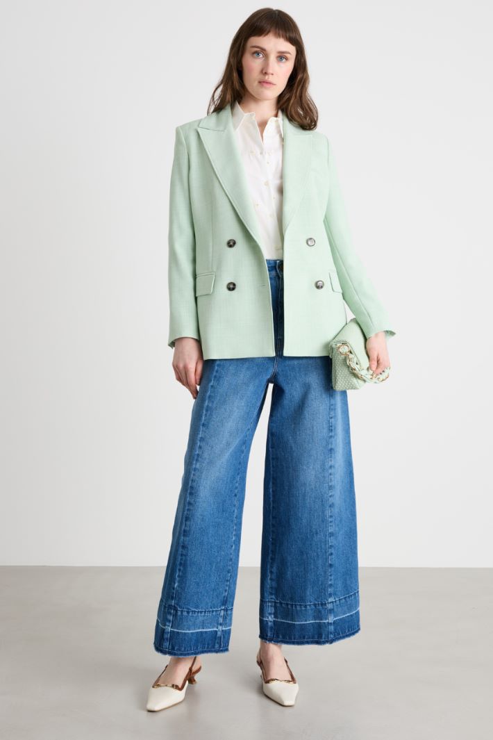 Longline double-breasted blazer Intrend