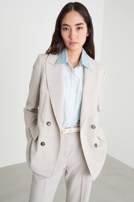 Longline double-breasted blazer Intrend