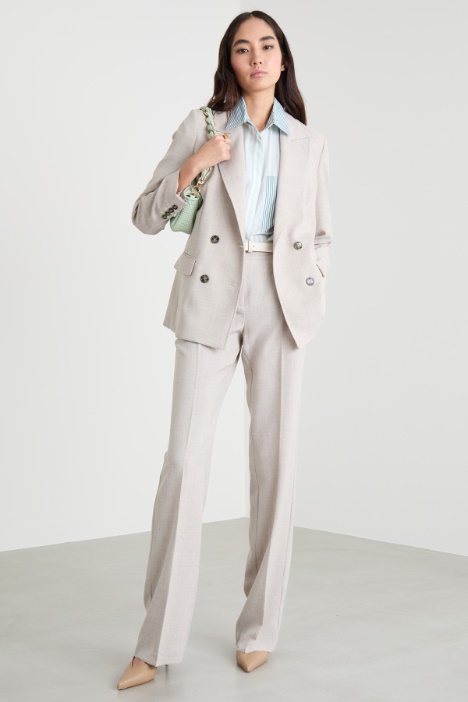 Longline double-breasted blazer Intrend