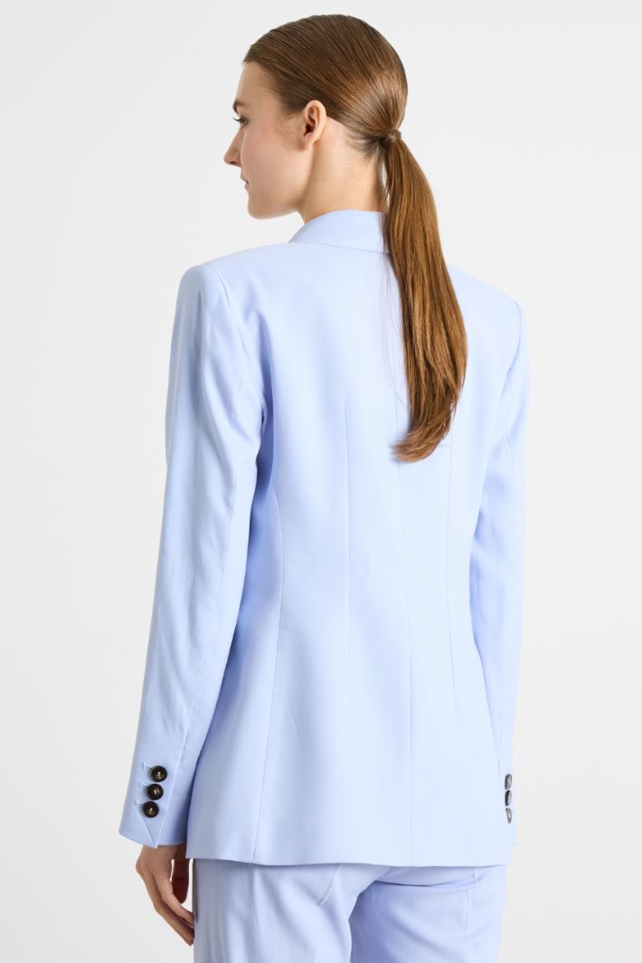 Blazer de sarga elástica Intrend - 4