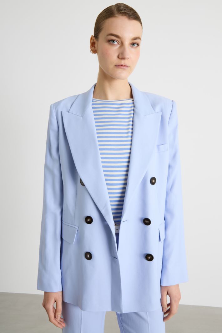 Blazer de sarga elástica Intrend - 2