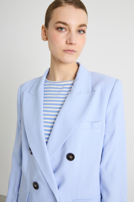 Blazer in twill stretch