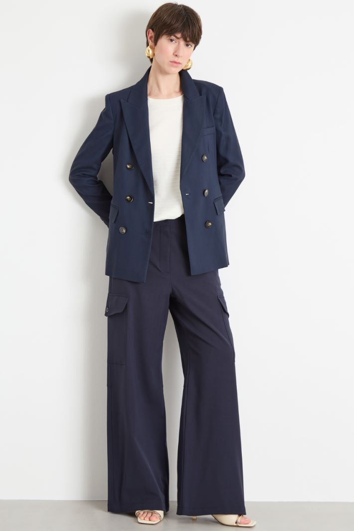 Stretch twill blazer Intrend