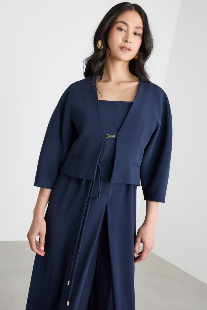 Fitted cropped cady jacket Intrend - 2