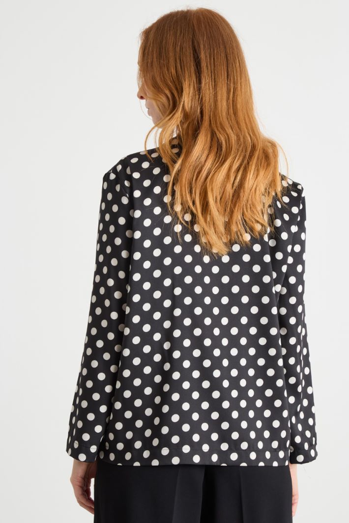 Fluid belted blazer Intrend - 4