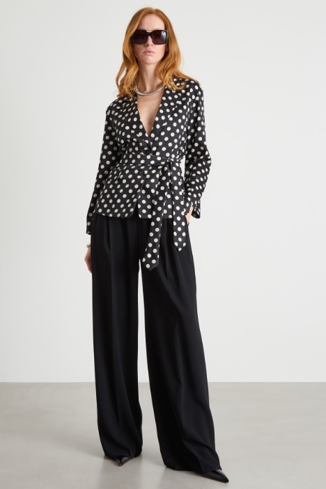 Fluid belted blazer Intrend