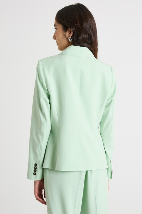 Blazer doppiopetto con chiusura diagonale