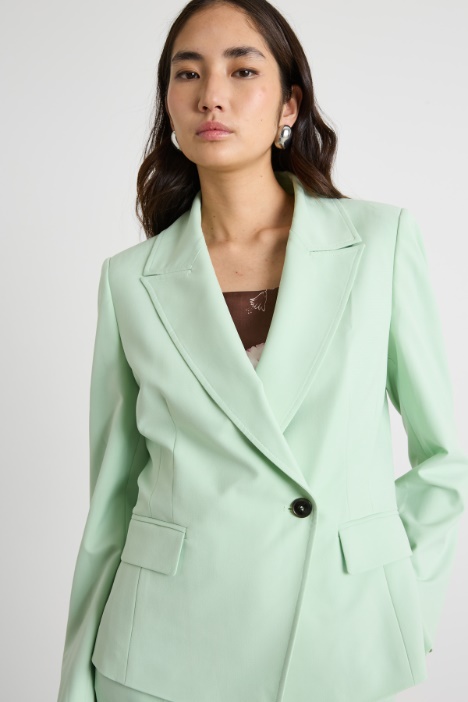 Blazer doppiopetto con chiusura diagonale