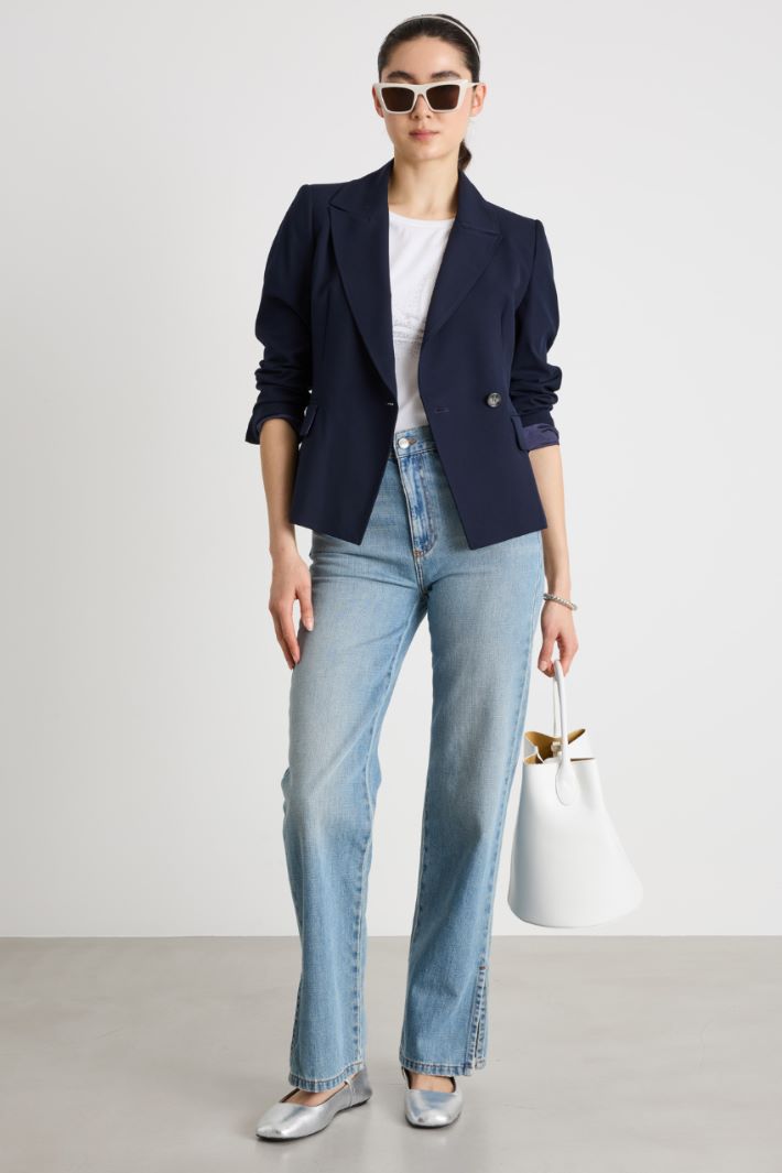 Asymmetric double-breasted blazer Intrend