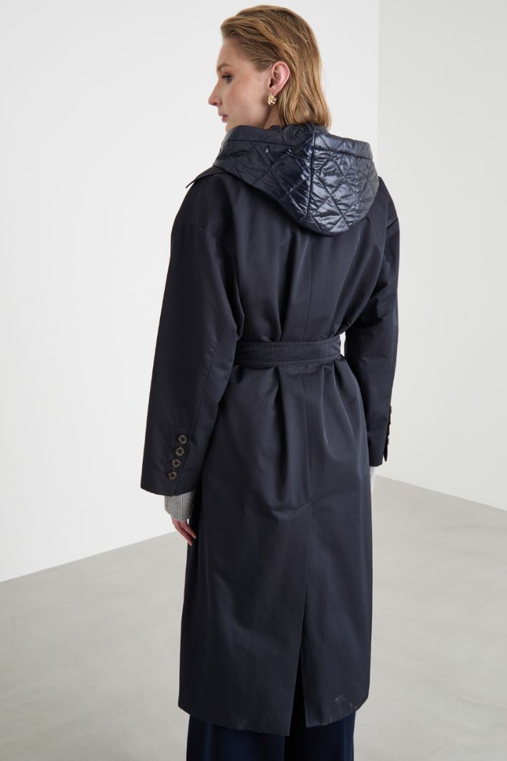 Trench coat with removable internal gilet Intrend - 4