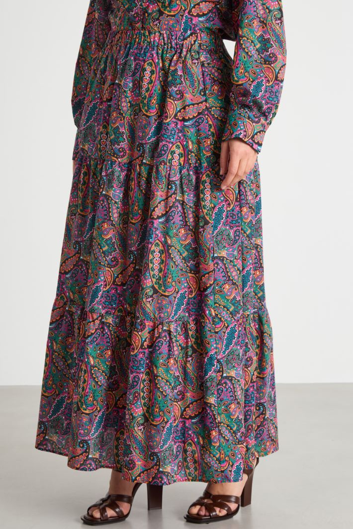 Muslin maxi skirt Intrend - 2