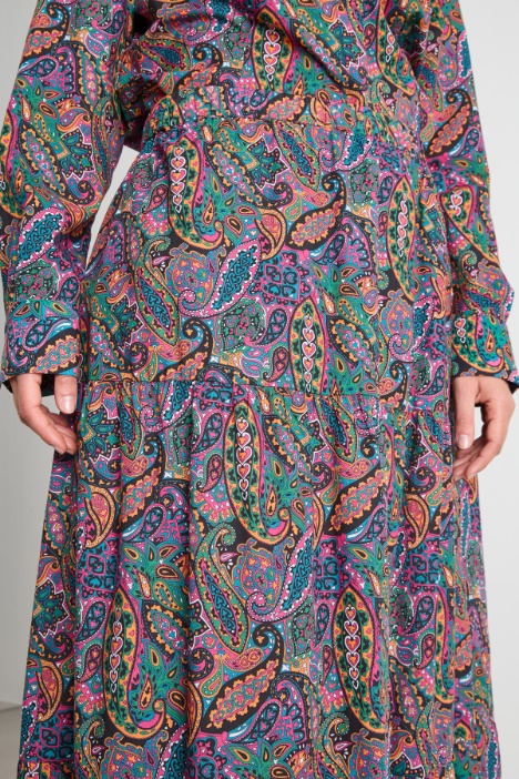 Gonna lunga in mussola