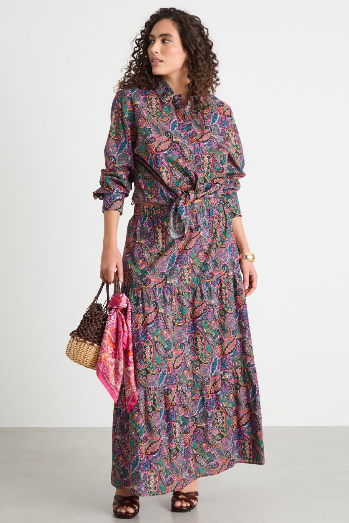 Muslin maxi skirt Intrend