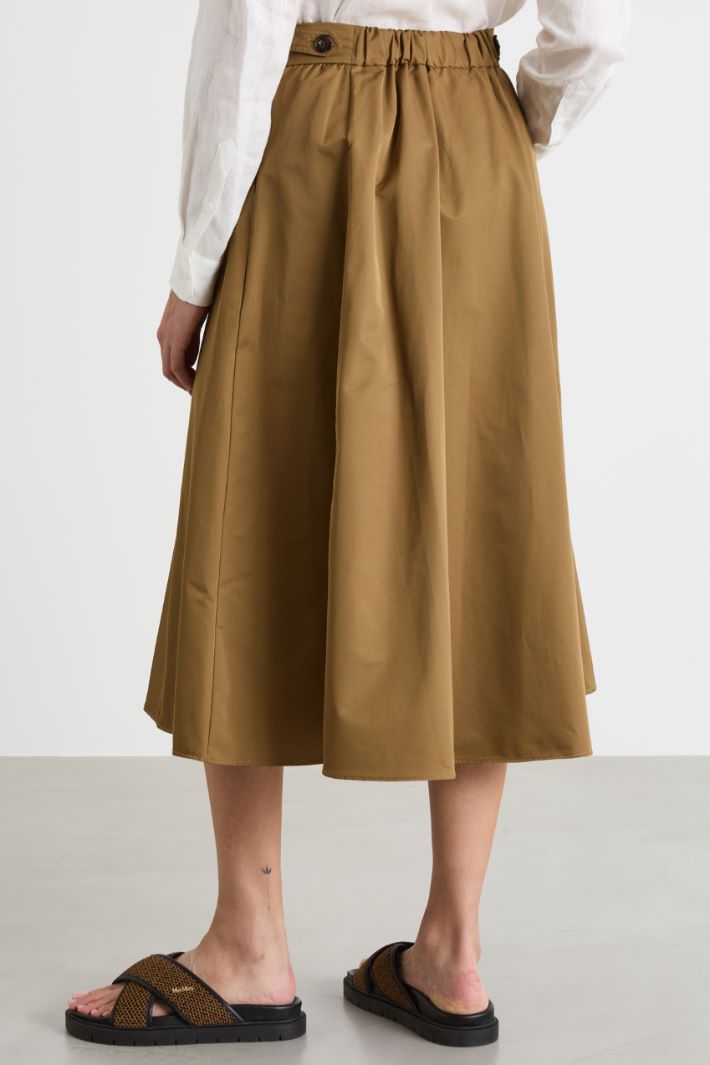 Flared gabardine skirt Intrend - 4