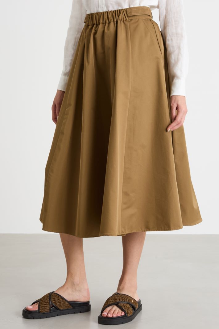Flared gabardine skirt Intrend - 2