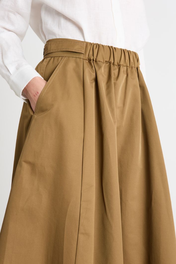 Flared gabardine skirt Intrend - 3