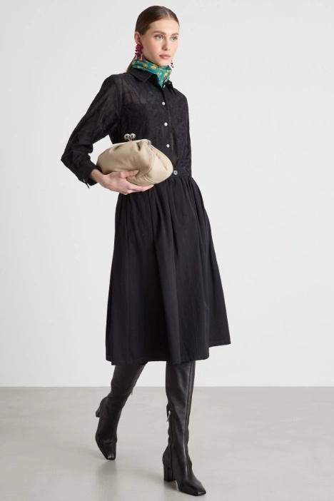Drawstring-waist skirt - Intrend