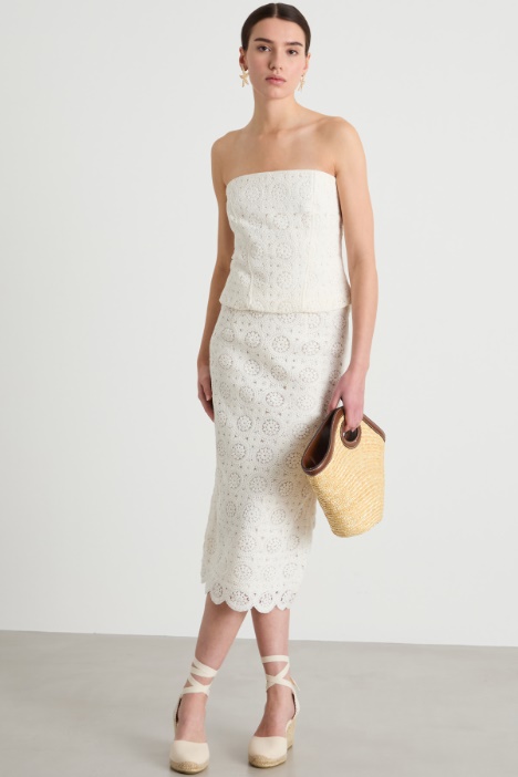 Macramé pencil skirt Intrend