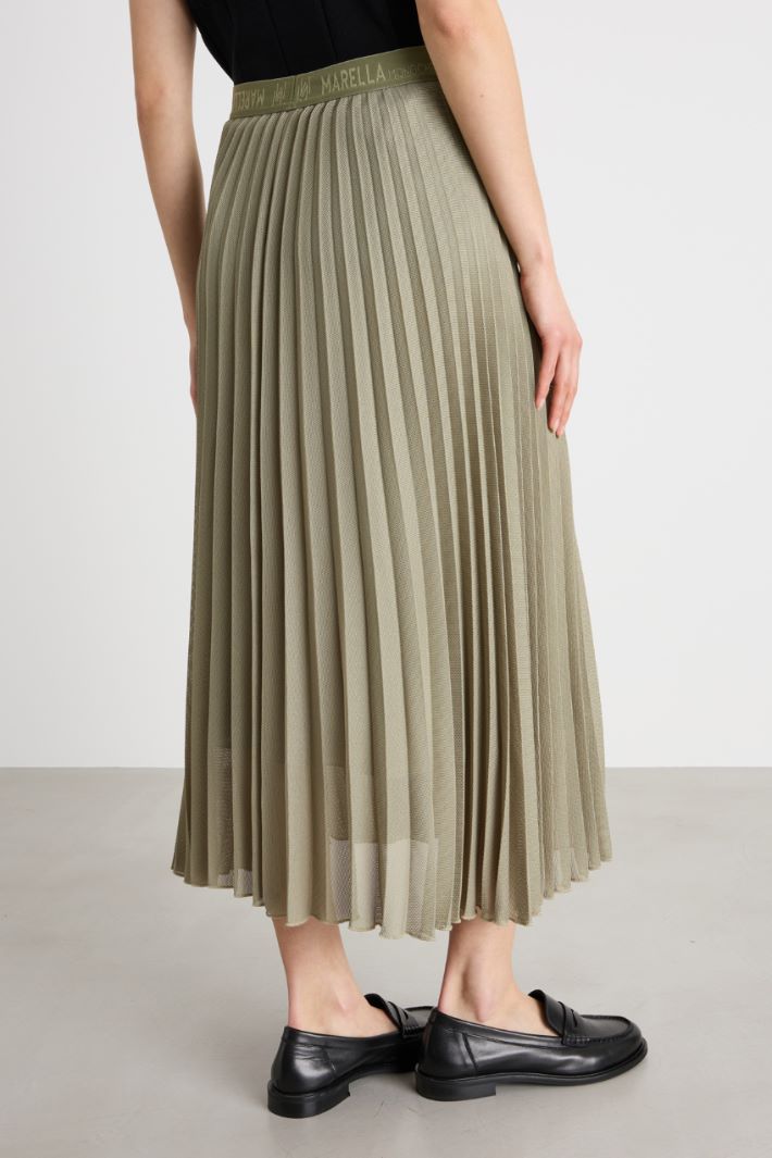 Plissé Soleil Maxi Skirt Intrend - 4