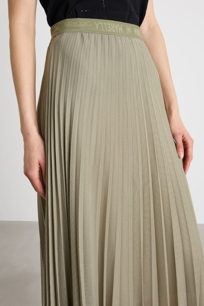 Plissé Soleil Maxi Skirt Intrend - 3