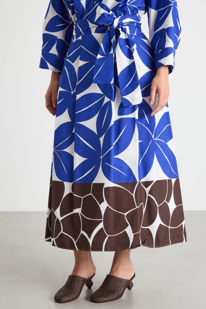 Belted printed skirt Intrend - 2