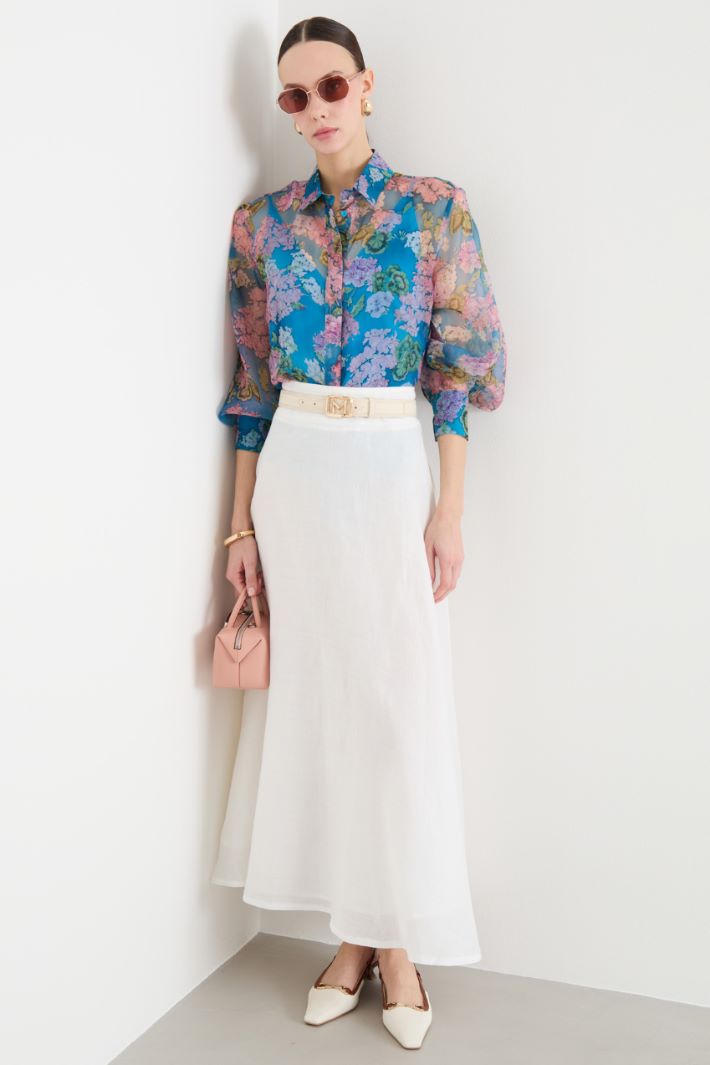 Gonna lunga in tela Intrend