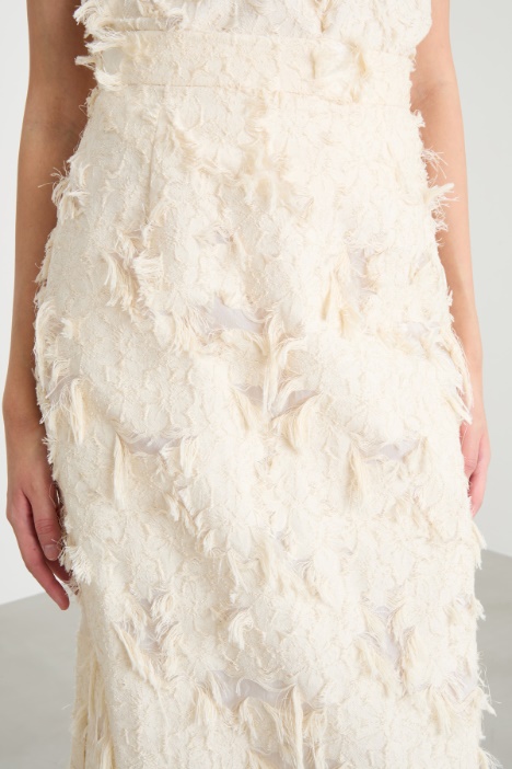 Gonna a tubino in fil coupé