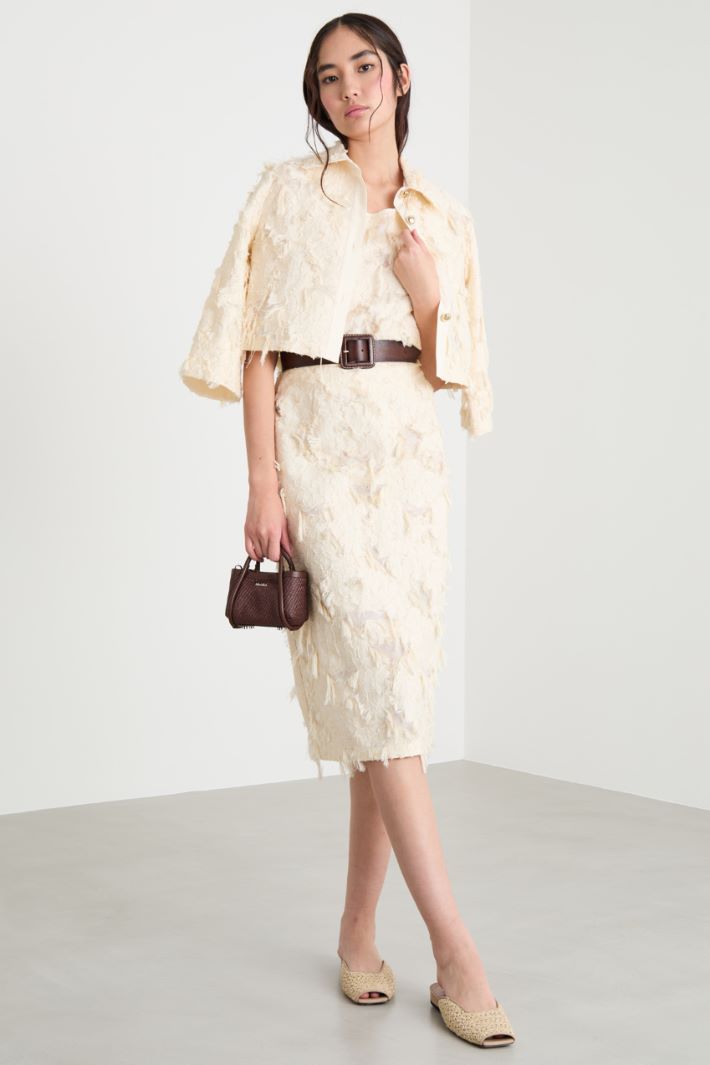 Fil coupé pencil skirt Intrend