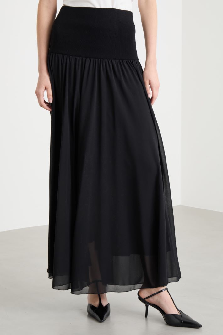 Flared skirt with yoke Intrend - 2