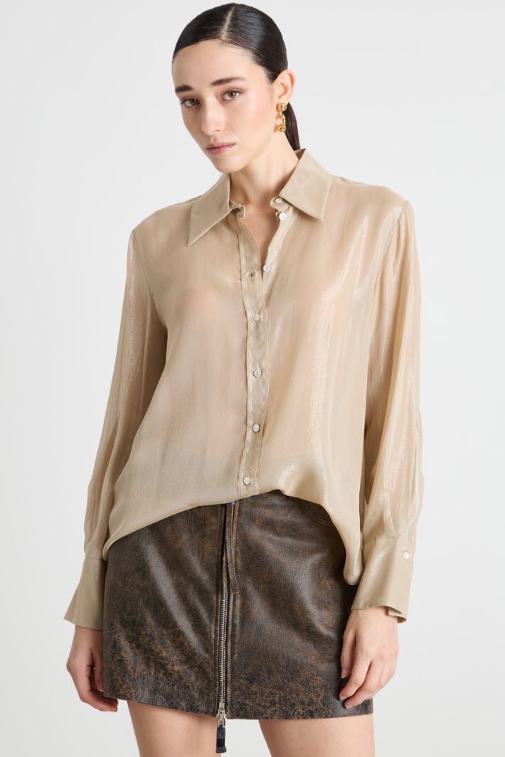 Foiled chiffon blouse Intrend - 2