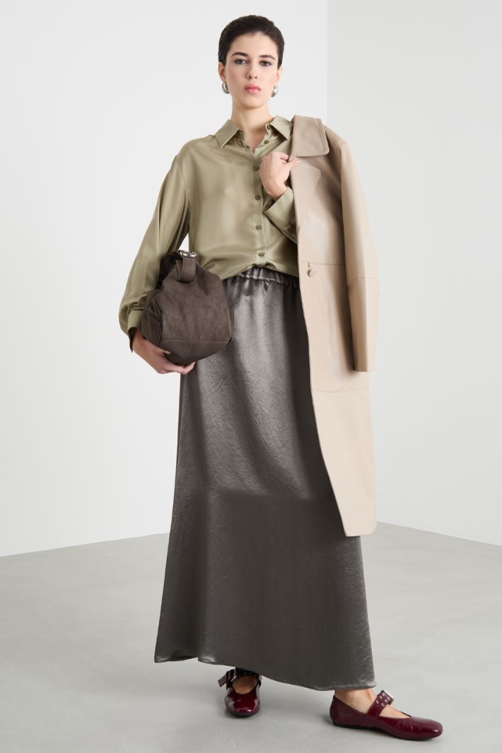 Flowing habotai silk blouse Intrend