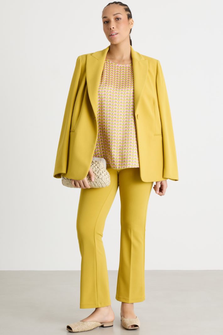 Blusa in twill stampato Intrend