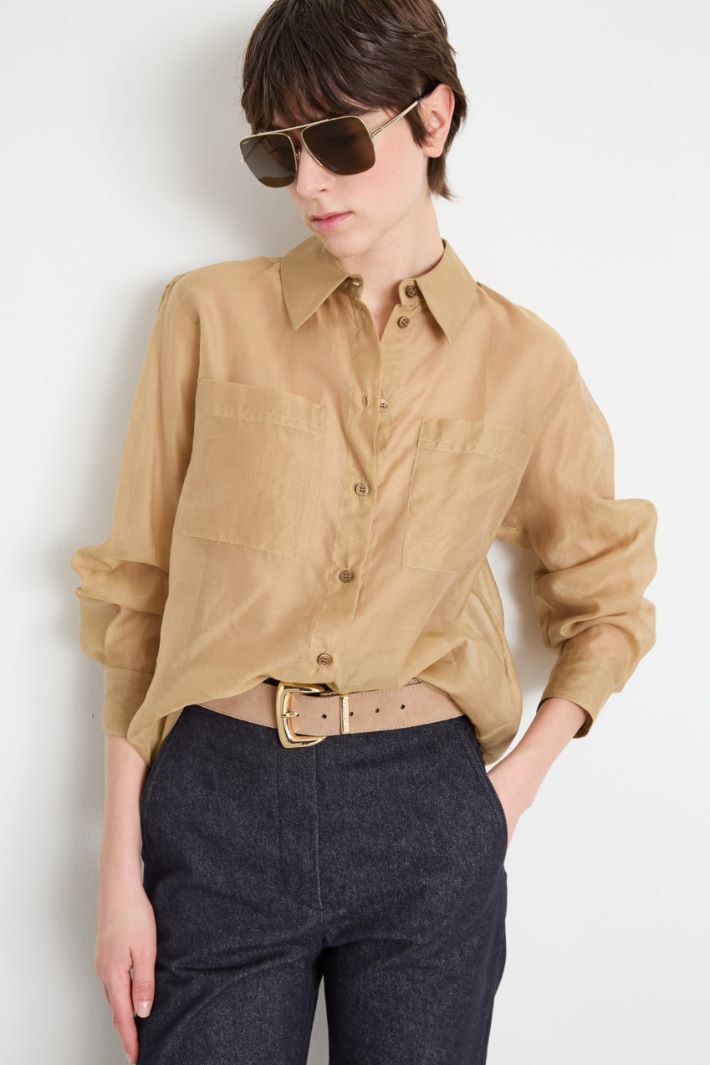 Organza muslin shirt Intrend - 2