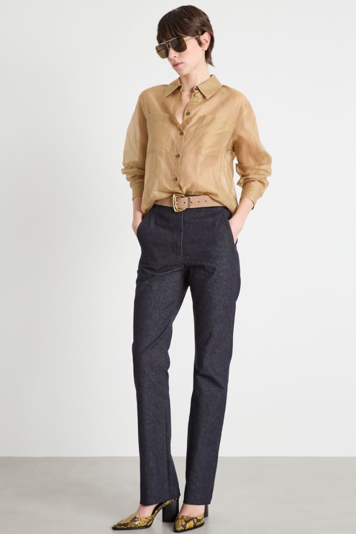 Organza muslin shirt Intrend