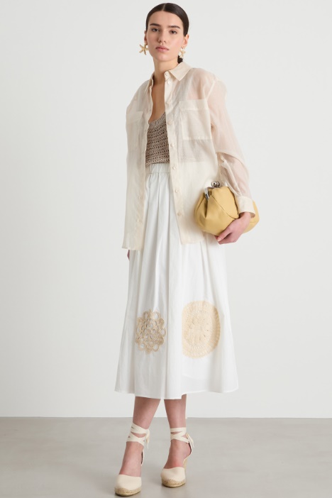 Organza muslin shirt Intrend